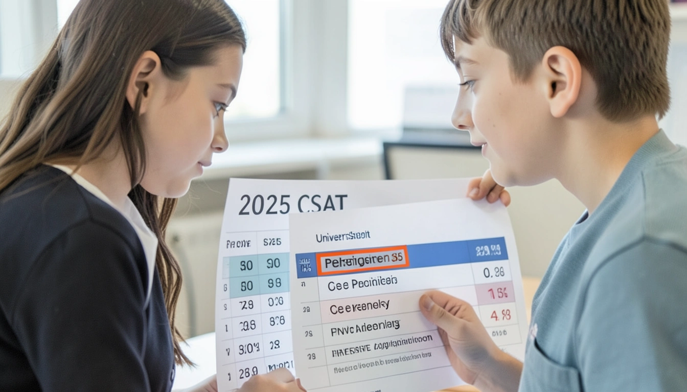 2025 수능 백분위 계산법과 표준점수, 등급과의 관계