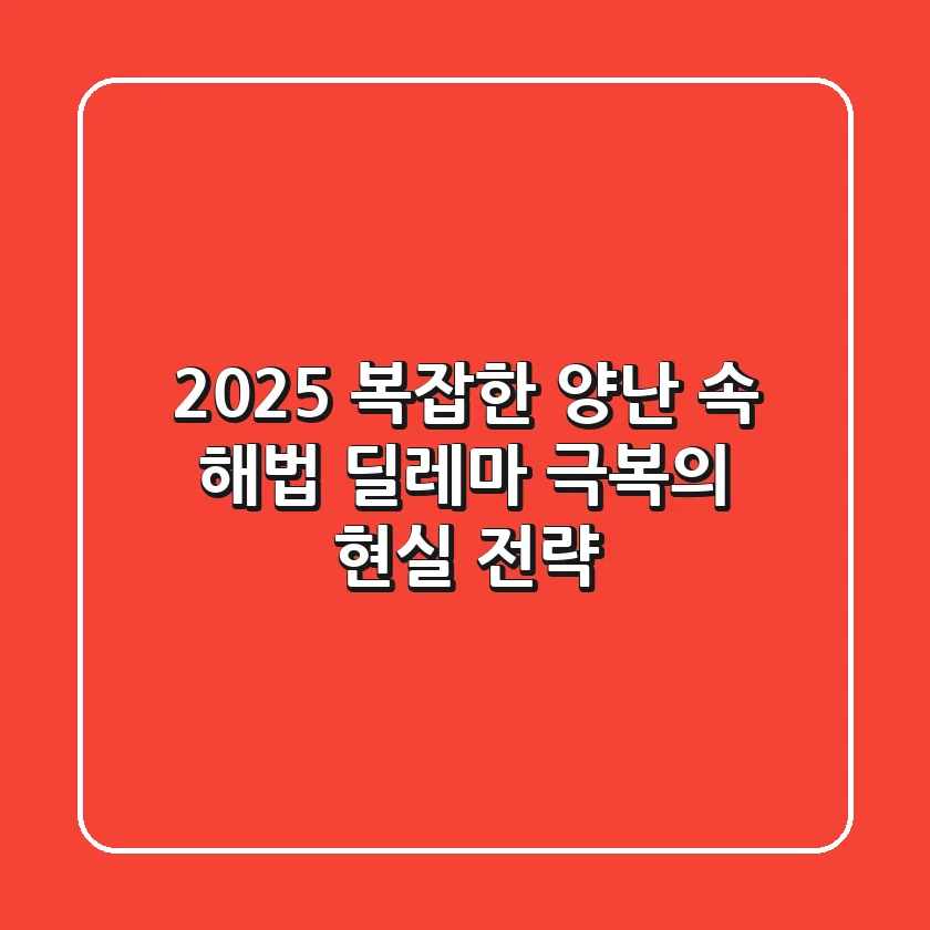 2025, 복잡한 양난 속 해법: 딜레마 극복의 현실 전략